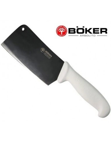 Cuchillo     Hachuela    Hoja 5 Mm *   15  Cm    " Frigorifico "  " Boker Arbolito "  Inox - Cabo Ppl -  Ind. Arg.  Acero Ale