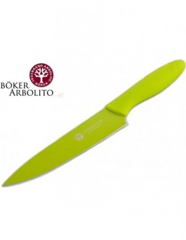 Cuchillo    Verde   " Bökercut "    6"  - 15   Cm       "  Chef   "  " Boker Arbolito "  Inox - Cabo Ppl -  Ind. Arg.  Acero