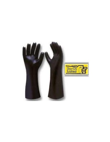 Guantes   De  Latex   Indus    Corto  30 Cm   Nº  8       " Tacolatex "    Iind.  Arg.