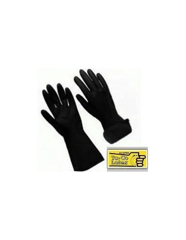 Guantes   De  Latex   Indus   Largo   35 Cm   Nº  9       " Tacolatex  "   Iind.  Arg.