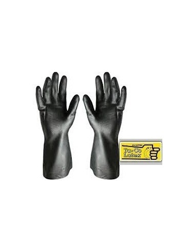 Guantes   De  Latex   Indus   Largo  Pesado   35 Cm   Nº 10   Bicapa  " Tacolatex "   Iind.  Arg.