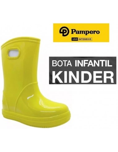 Botas  " Pampero "   Kinder  Amarillo    Nº 25 / 26      " Pampero  "      Ind. Arg.