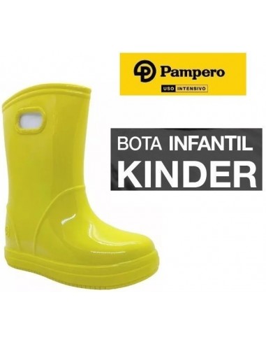 Botas  " Pampero "   Kinder  Amarillo    Nº 29 / 30      " Pampero  "      Ind. Arg.