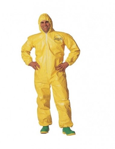 Mameluco  Descartable   * Tychem Qc  Amarillo  T°   M     " Dupont "