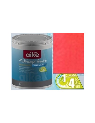 Latex  Color  Bermellon  Vivo               4  Lts    " Int - Ext - Multicapa -  Aike "      Best - Paint* Promo 