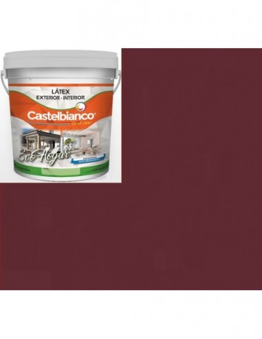 Latex  Color  Borgoña                              4  Lts   * Eco  Hogar   " Int - Ext - Castelbianco "    