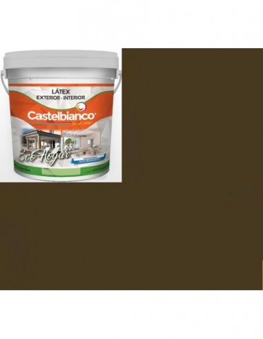 Latex  Color  Marron Tabaco                4  Lts   * Eco  Hogar   " Int - Ext - Castelbianco "      