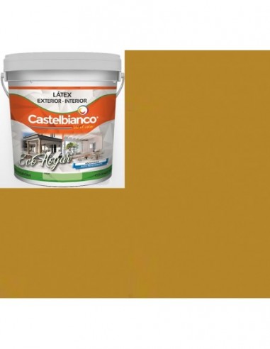 Latex  Color  Ocre                                      4  Lts   * Eco  Hogar   " Int - Ext - Castelbianco "   