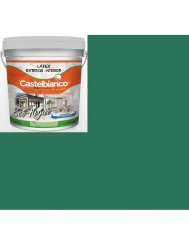 Latex  Color  Verde  Jade                        4  Lts   * Eco  Hogar   " Int - Ext - Castelbianco "   