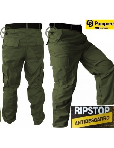 Pantalon  " Ristop "   Cargo    Verde   Tª 42      " Pampero  "   *antidesgarro  * Alpargatas