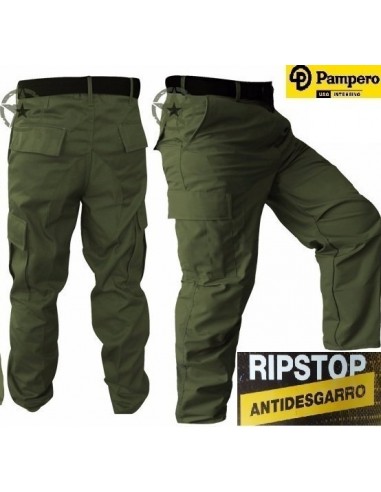 Pantalon  " Ristop "   Cargo    Verde   Tª 56      " Pampero  "   *antidesgarro  * Alpargatas