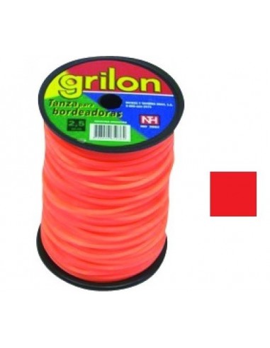 Tanza Nylon P/motoguadaña  2,5mm  "grilon"    Cuadrada   * 1 Kg.-140 Mts