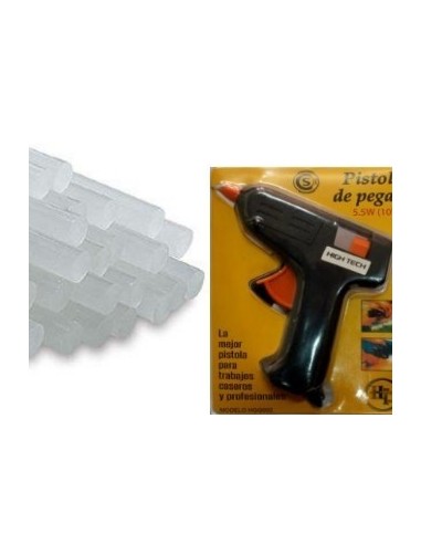 Pistola  Para  Pegar  Barra De Silicona   Chica          10 W      " Hg "  Profesional