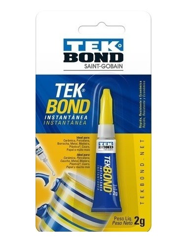 Adhesivo   " Gotita "        Bl.   * 2 Gr      Instantanea    * Tekbond       " Saint Gobain "