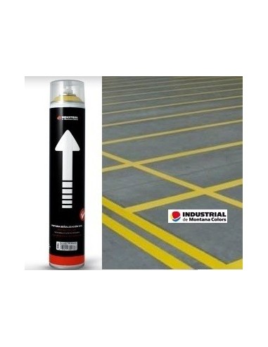 Amarillo Para   Demarcacion  Vial     Aerosol  750 Ml  " Mtn Industrial "