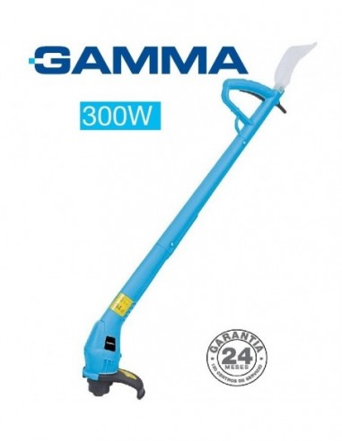 Bordeadora     " Gamma "  Manual     300 W   Corte 22 Cm P/ Tanza De 1 Mm