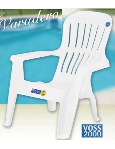 Sillon    "  Varadero "  Blanco      Voss 2000   * 5 Años Garantia   Resit  205 Kg