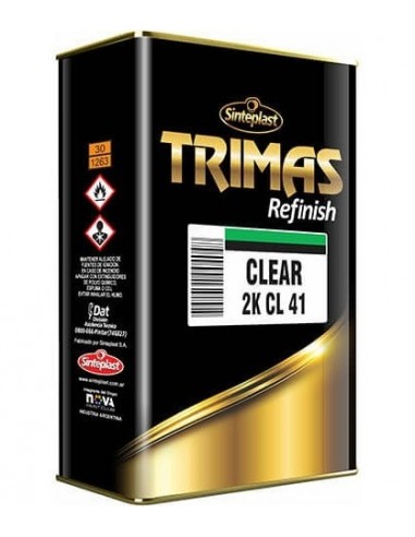 Clear    2 K     Catalizado   Ms Cl 41      1 Lts     " Trimas "  " Sinteplast "  Barniz Dos Componentes. Exelente Terminacio