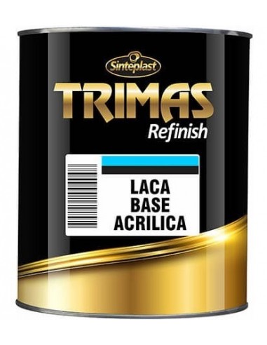 Laca Automotor  Acrilica Base Transp.   Brillante   0.875  Lts " Trimas "  Monocomponente , Secado Rapido