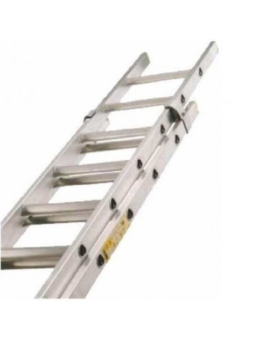 Escalera   Aluminio  Extensible  Doble  12 X 2   3,60 Mt -  Extend. 6,30 Mt   Eco  " Gloss" 