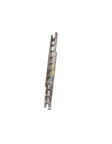 Escalera   Aluminio  Extensible  Doble  10 X 2   3,00 Mt -  Extend. 5,10 Mt   Profesional  " Gloss" 