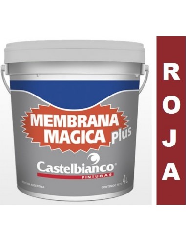 Membrana   Liquida    " Magica  Plus "    Roja      4 Lts    " Castelbianco "