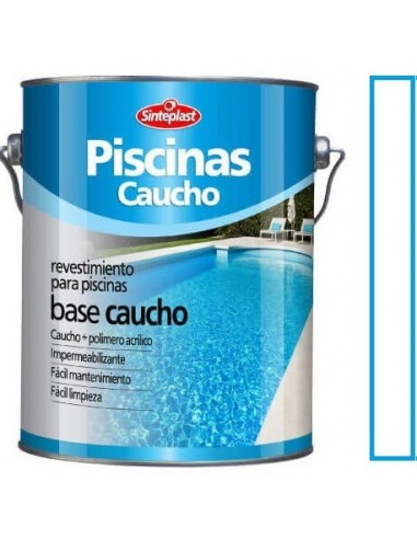 Piscina  " Sinteplast "     4  Lts   Blanco                 - Base Caucho - Solvente