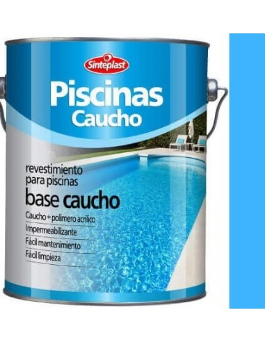 Piscina  " Sinteplast "     4  Lts  Azul Profundo  - Base Caucho - Solvente