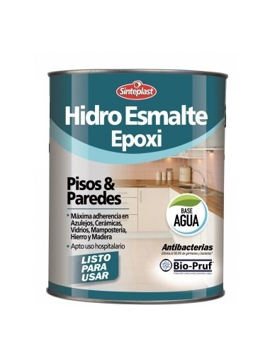 Epoxi   Hidroesmalte  Pisos Y Paredes  Blanco Sat.   1  Lts     " Recuplast "  * Bio Pruf  " Sinteplast "