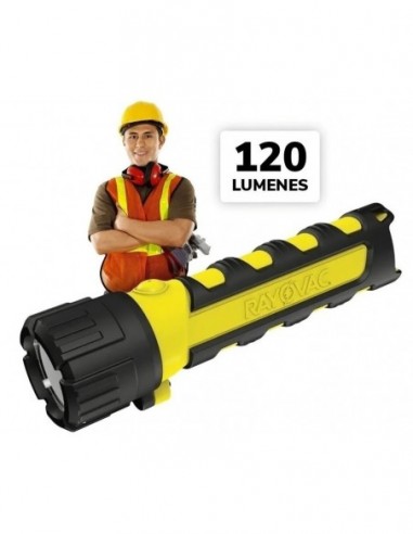 Linterna    1 Led  * Antiexplosiva  Minero  Industrial  4aa  " Rayovac "   120 Lum 50 Mts  7 Hs