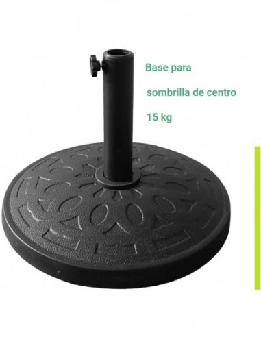 Sombrilla  Base Contrapeso  Para Las De Centro * 15 Kg   " Kushiro " 