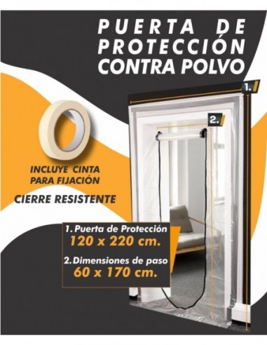 Puerta    Plastica   Aislante  * Contra Polvo   Con  Cierre   * U   Kit   Completo Con Cintas