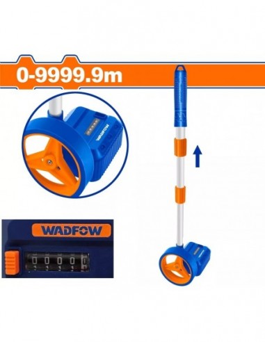 Medidor  De  Distancias  0  A  1000  Mts.    Odometro  "  * Wadfow " - Cinta Metrica - 5 Dígitos Con Transmisión Mecánica