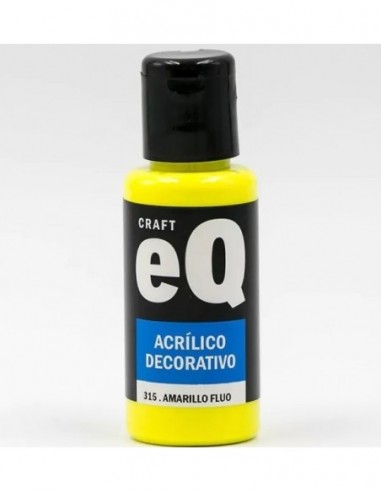 Pintura   Acrilica     Amarillo   Fluor  (im)  (315)  50cc   -    * Eq