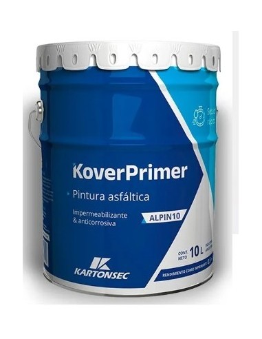 Pintura  Asfaltica    10  Lts   " Koverpaint "   Kartonsec